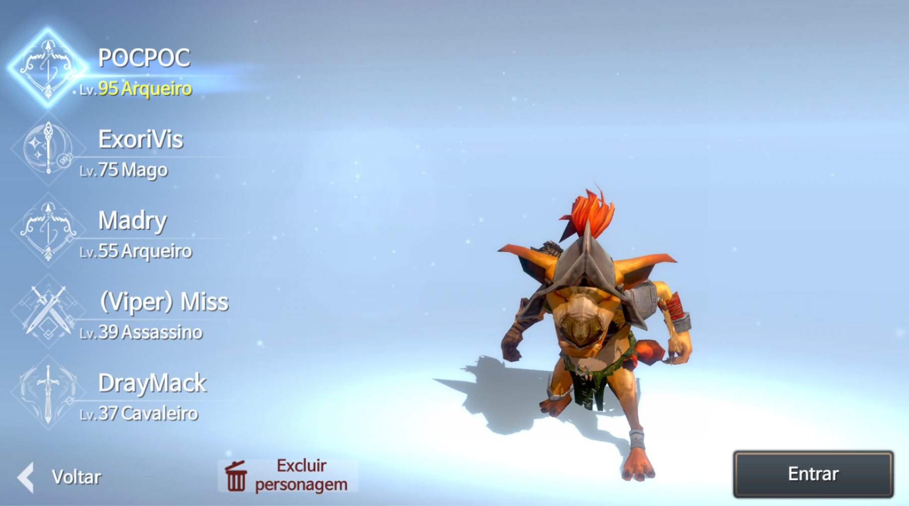 Character name: POCPOC Server name: Darae