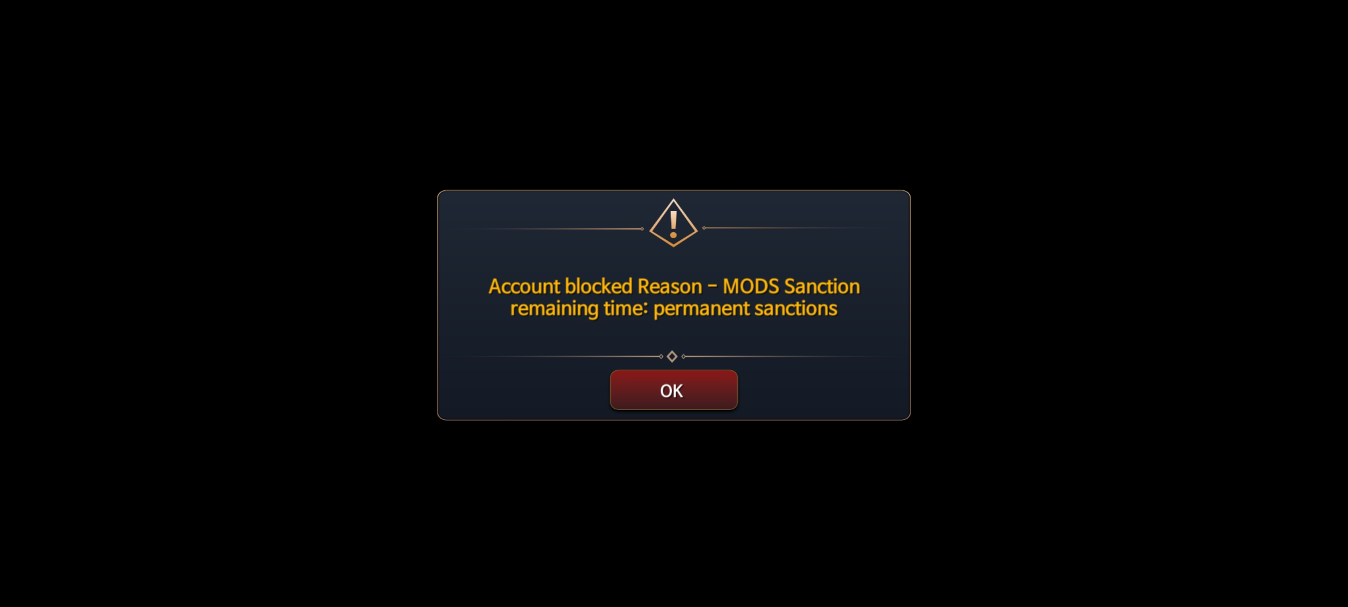 Account Blocked