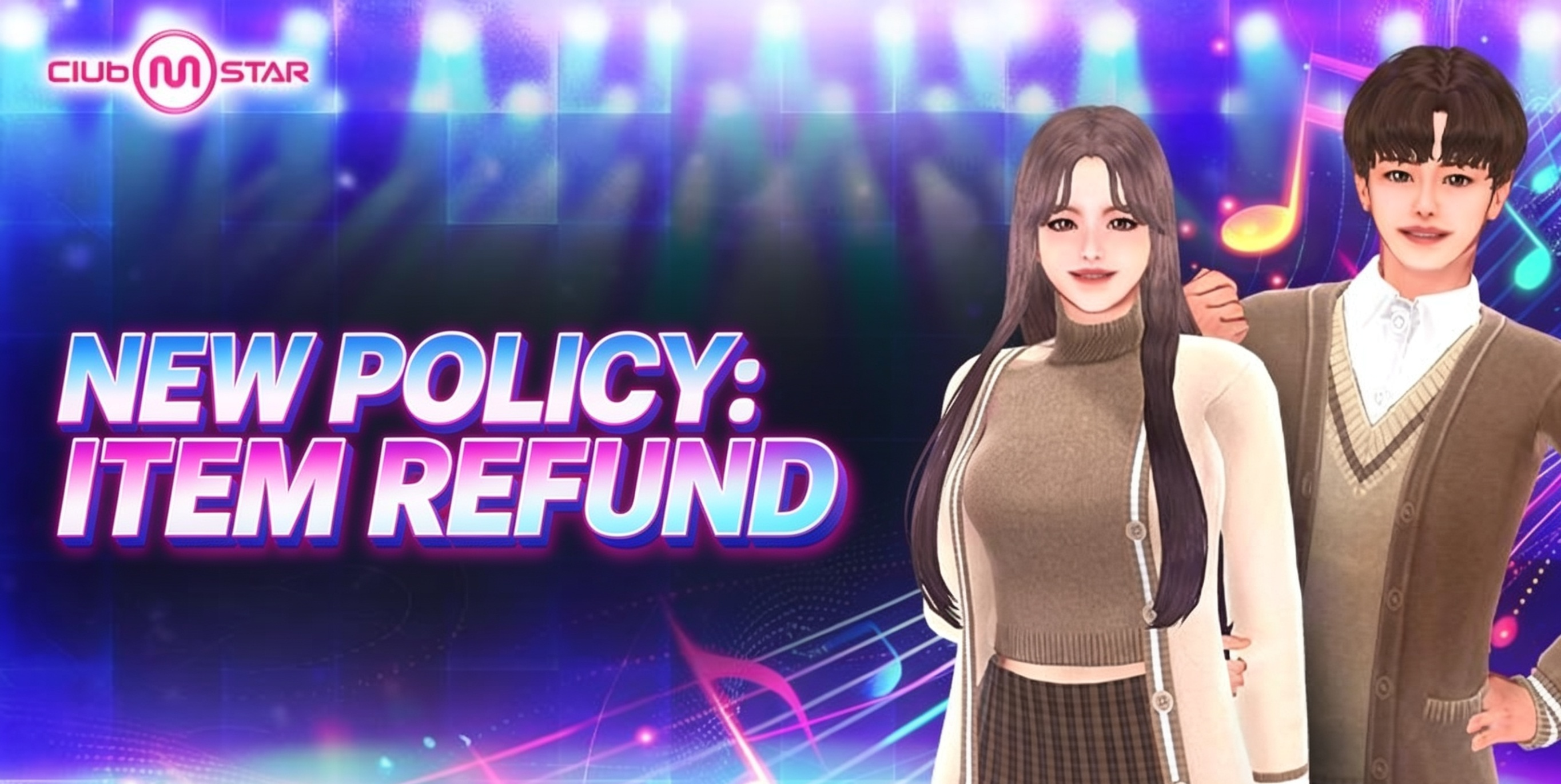 [ New Policy: Item Refund ]