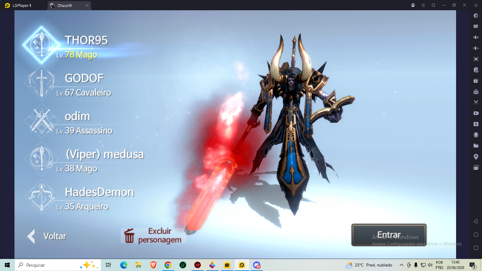 my character: THOR95 lv78