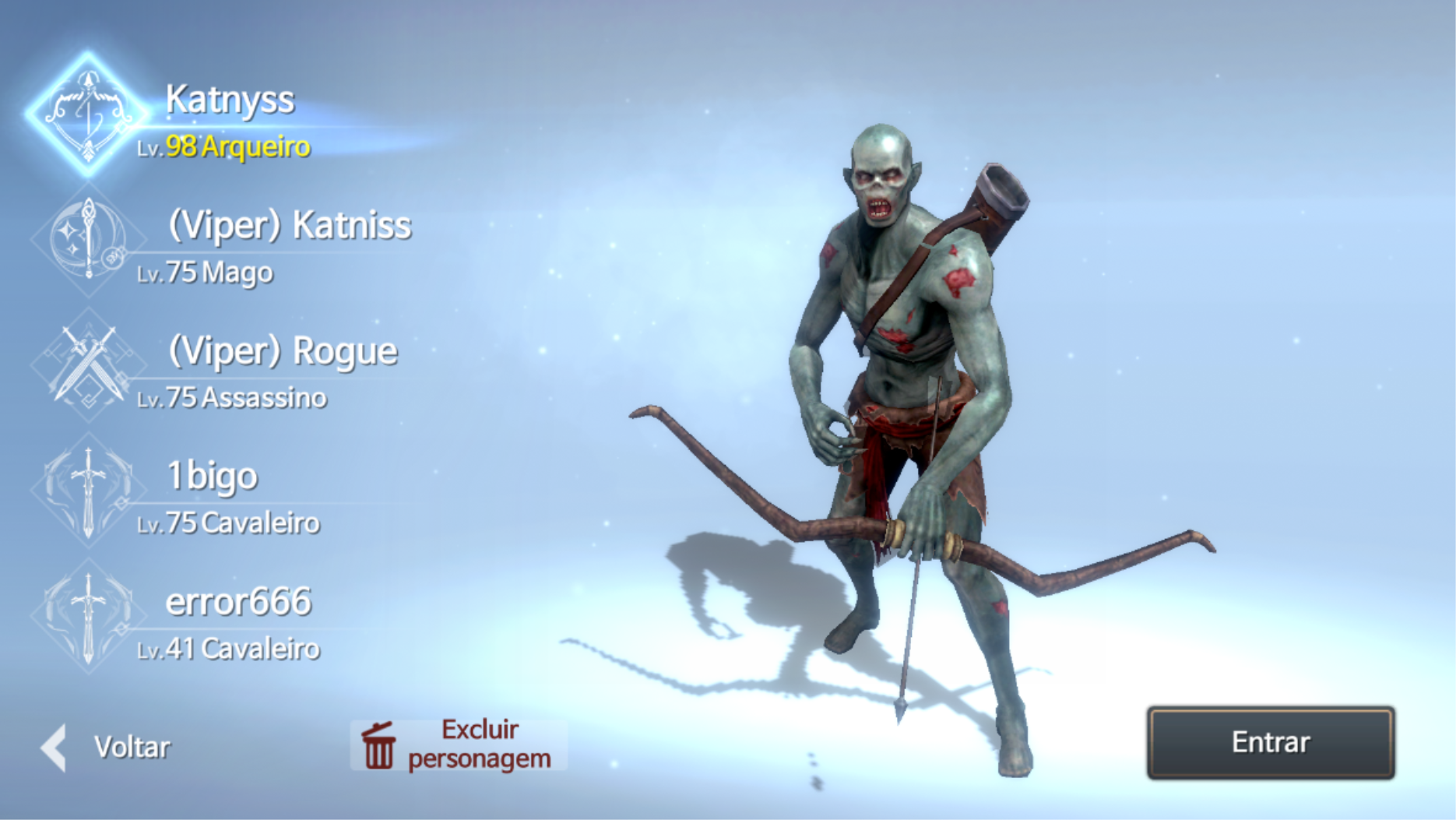 Nick name: Katnyss Level 98